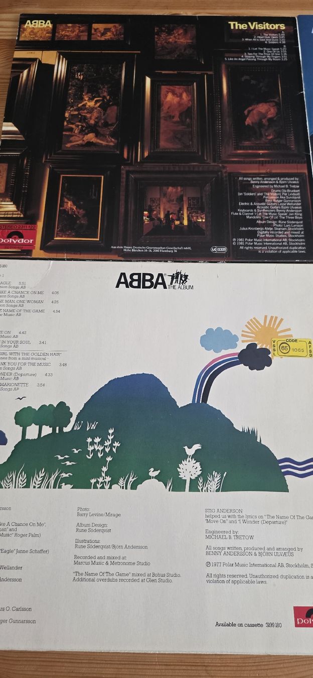 Schallplatten: Disques vinyles 4 x ABBA  – Gebraucht aus Yvonand von RF-VINYL 3