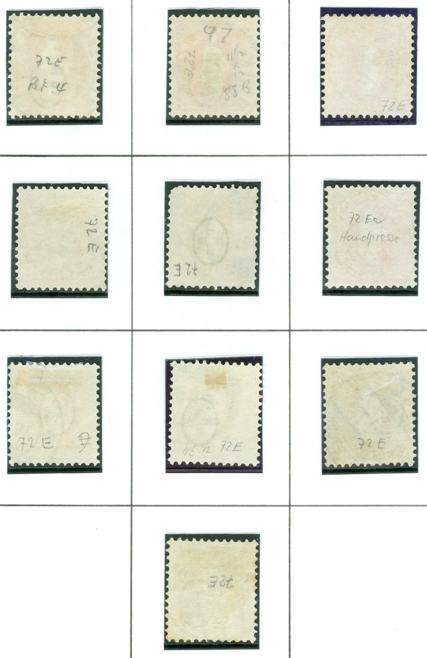 Alle Briefmarken: 1901/04 Schweiz Steh Helvetia – Gebraucht aus Zürich von yago-rot 1