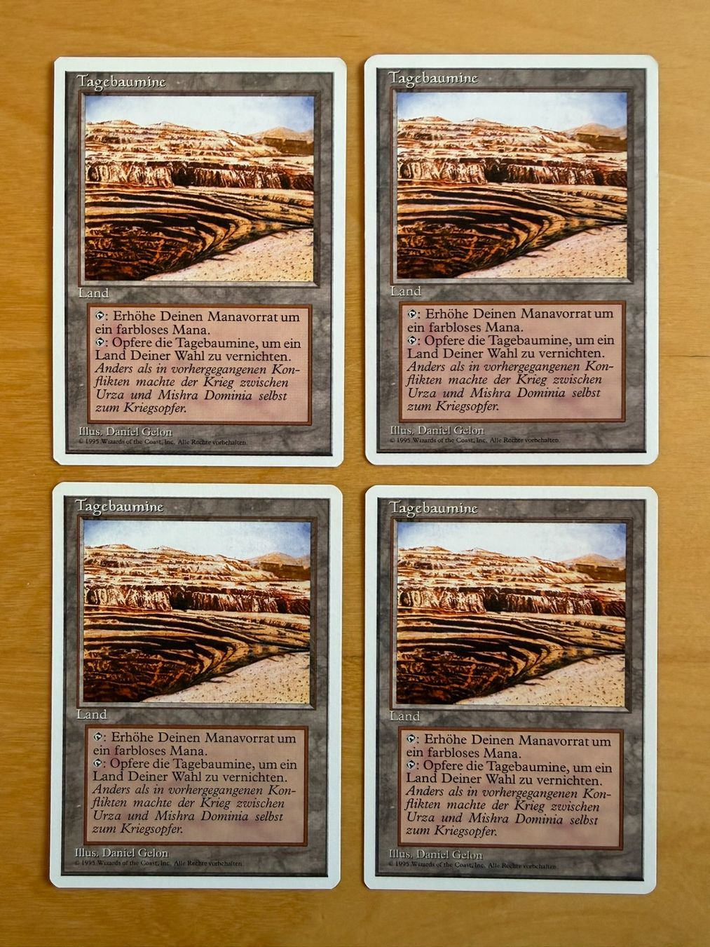 Magic The Gathering Carte collezionabili: 4x Tagebaumine // Strip Mine // 4th Edition // Magic – Usato da Binz venduto da Tempelritter