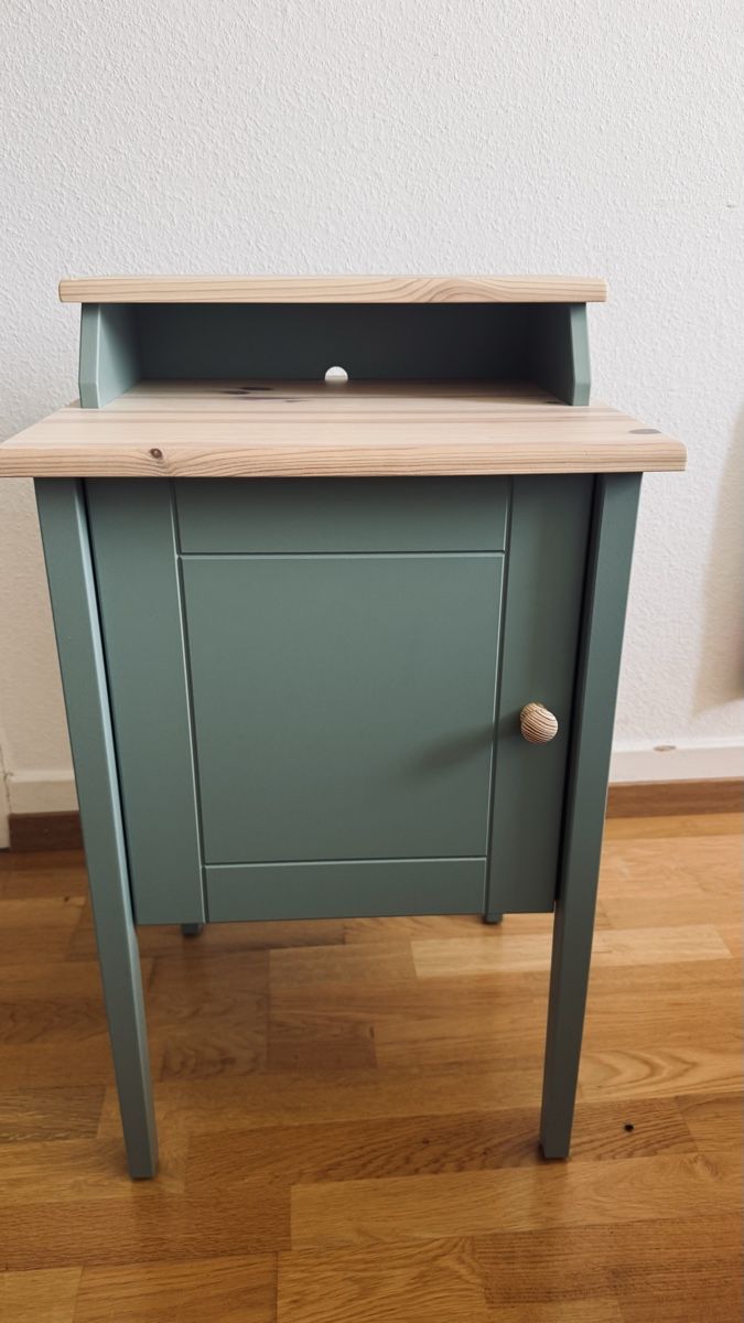 Ikea Nachttische: Nachttisch/Ablagetisch Graugrün/Kiefer – Neu (gemäss Beschreibung) aus Zürich von el_ramona 1
