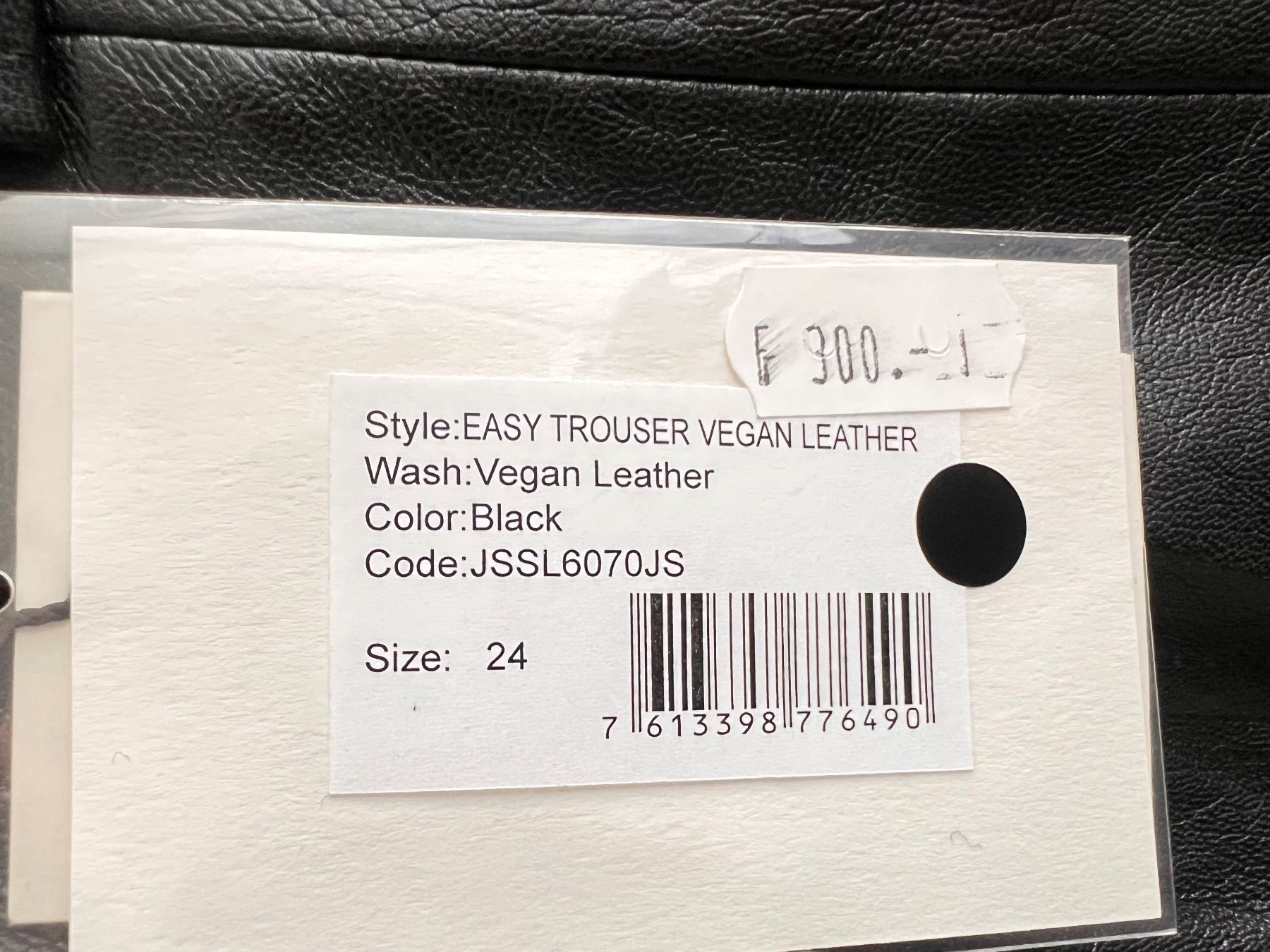 Mankind Pantaloni: 7 for all mankind  VÉGAN trousers – Nuovo e nell'imballaggio originale da Lausanne venduto da NYC67 3