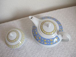 Vintage Teekanne + Dose von  Alföld Porcelan HUNGARY