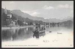 Brienz Teilansicht mit Boot