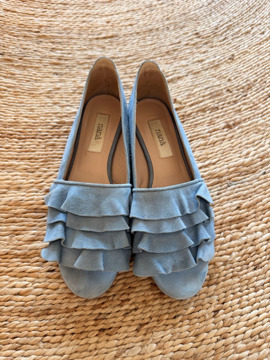 Damenschuhe: Nanà Ballerinas hellblau Wildleder – Neu (gemäss Beschreibung) aus Rorschacherberg von gal_kgc8 1