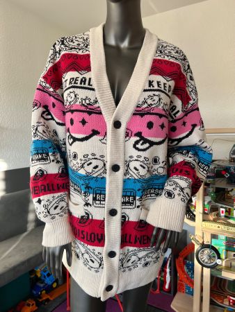 Dicke Damen Pulli Pullover Strickjacke Cardigan Übergrösse