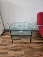 Drehbarer Couchtisch aus Glas