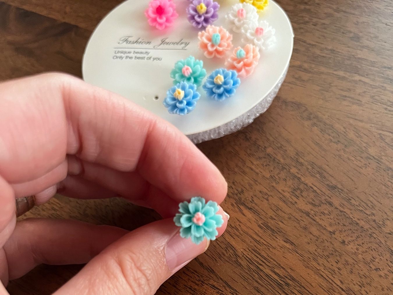 Orecchini pendenti & Orecchini a lobo: Blumen Ohrstecker (Set ) – Nuovo e nell'imballaggio originale da Gams venduto da Mariawicca 2