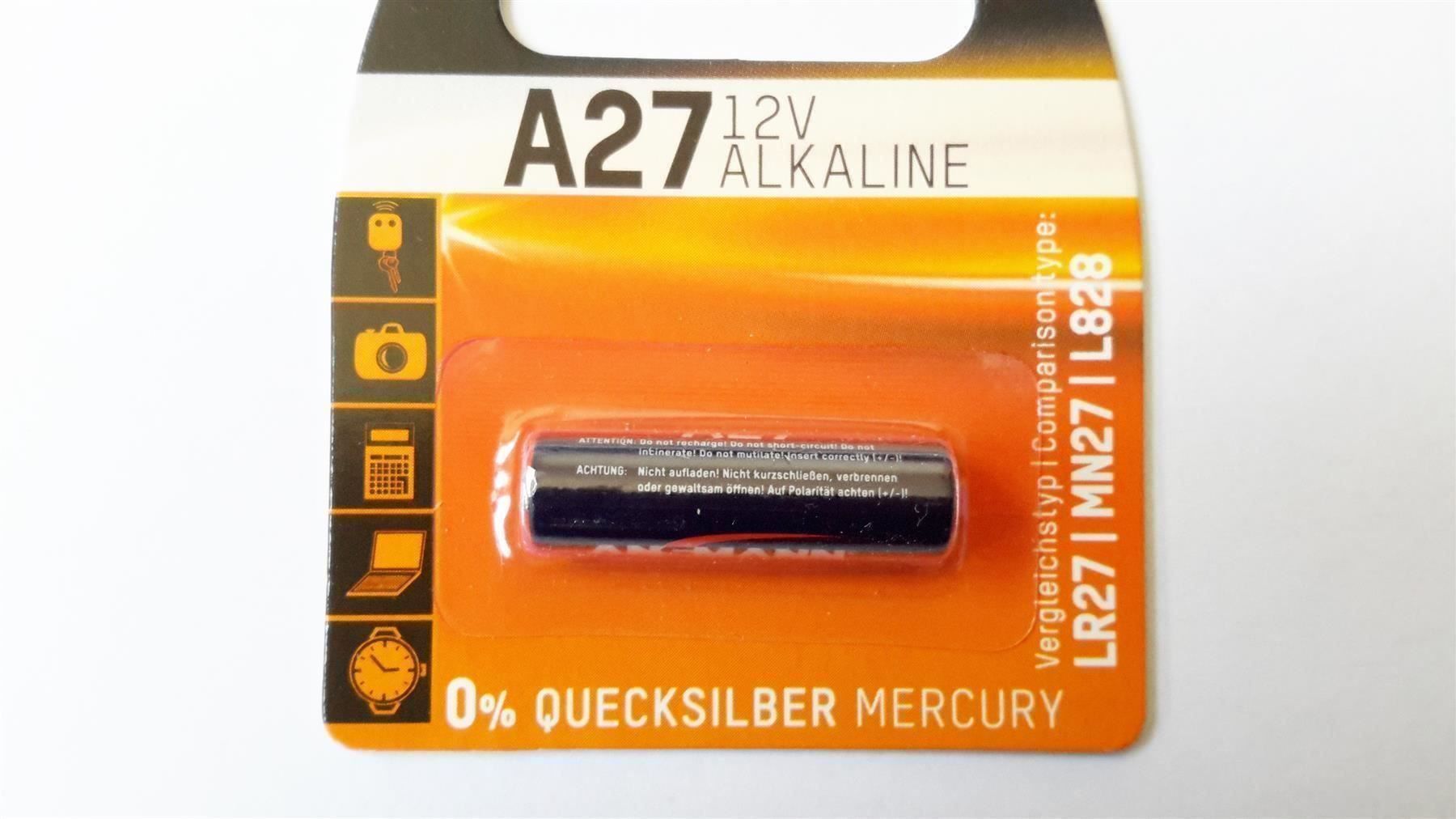 Caricatori & Batterie: Batterie Alkaline A27/LR27, 12V, ANSMANN – Nuovo e nell'imballaggio originale da St. Gallen venduto da cointec 2