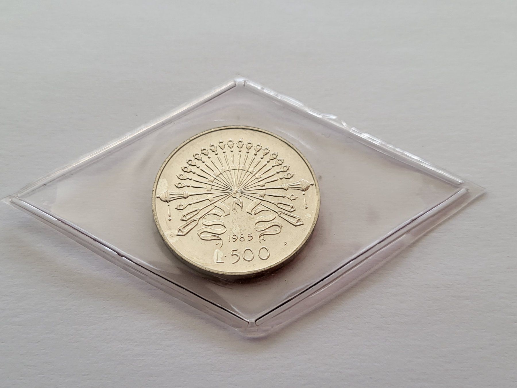 Tutti le monete: 500 Lire 1985 Stgl Silber – Usato da Pravidondaz venduto da LVtik 1
