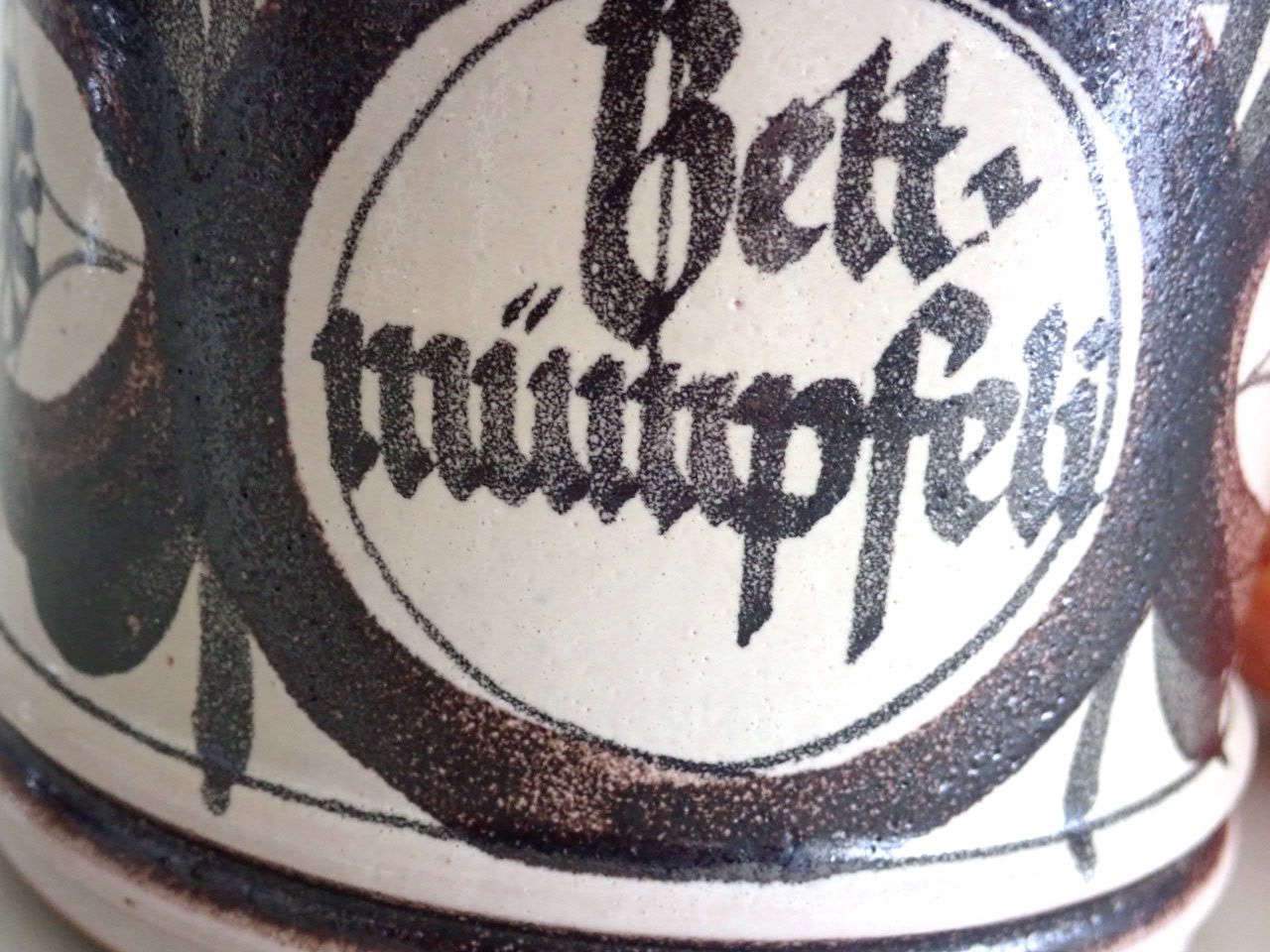Zuccheriere: Luzerner Keramik Dose Bettmümpfeli Vintage – Usato da Wil SG venduto da BrocknRoll 1