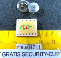 SKODA FELICIA AUTO PIN MIT SECURITY-CLIP