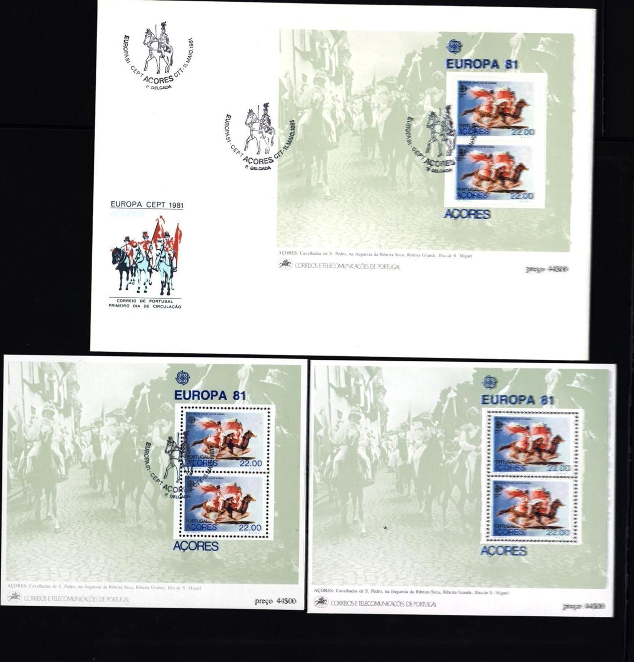 Alle Briefmarken: ACORES Blocks/FDC/** SUPER (K985) – Neu (gemäss Beschreibung) aus Seuzach von Harri19