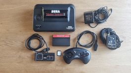 SEGA Master System 2 Konsole + 600 in 1 Spielkarte Zubehöre