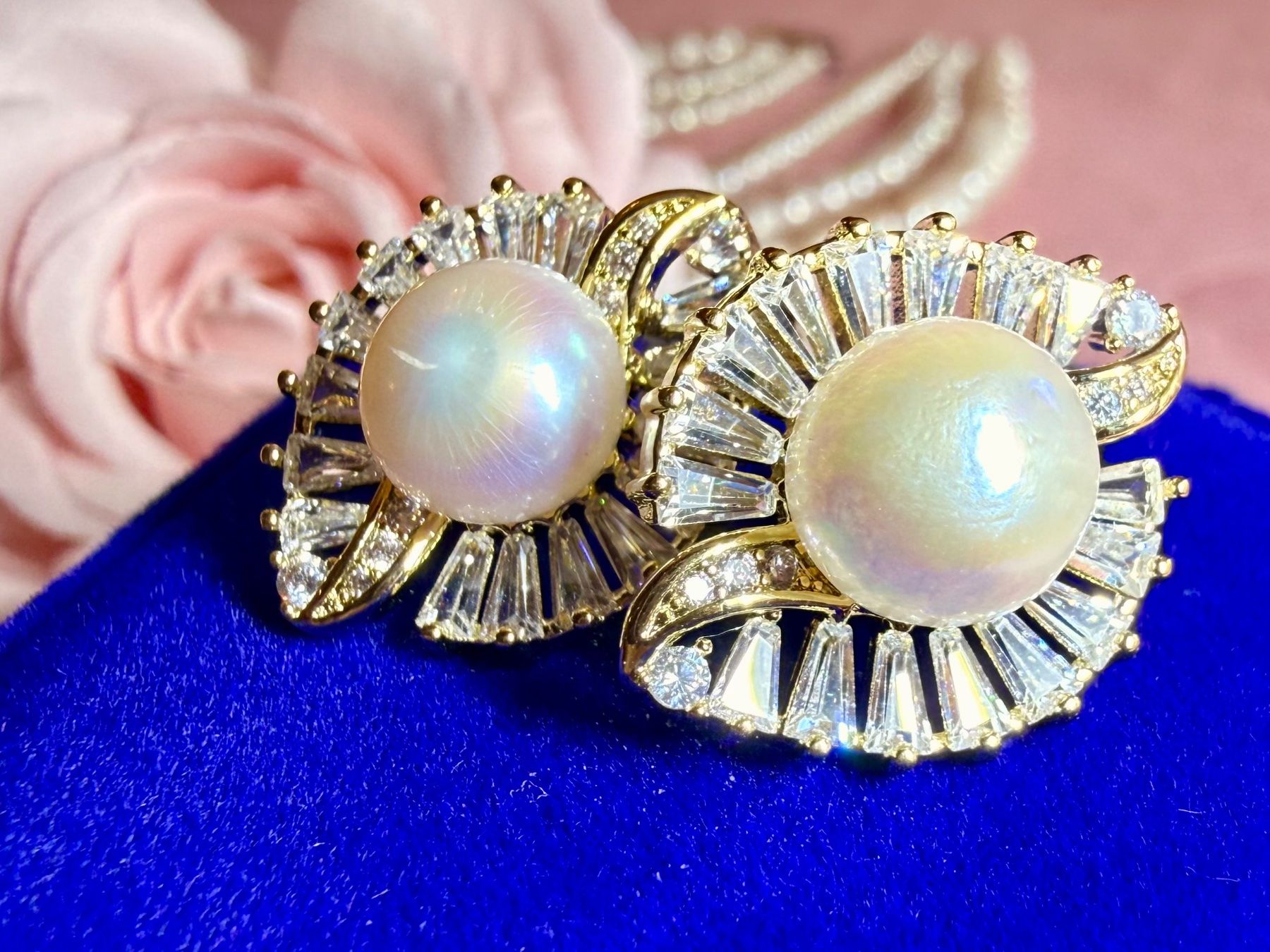 Orecchini pendenti & Orecchini a lobo: Boucles d’oreilles Perle Royale – Nuovo e nell'imballaggio originale da St-Maurice venduto da Sandrinette123 5