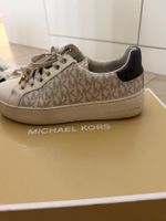 Sneakers Michael Kors bianco beige logo usato condizione