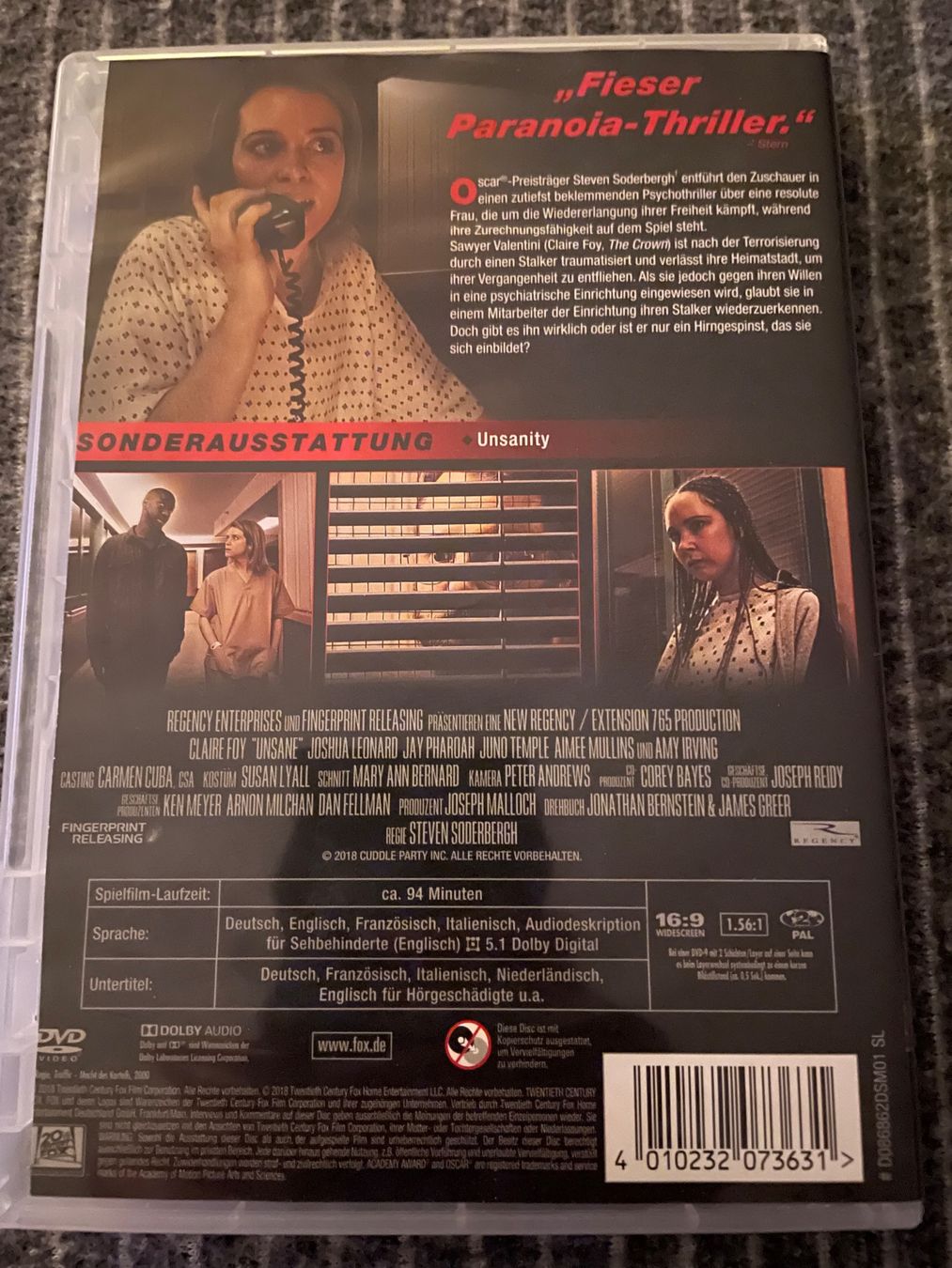 Alle DVDs: Unsane – Neu (gemäss Beschreibung) aus Dierikon von Butcherboy 1