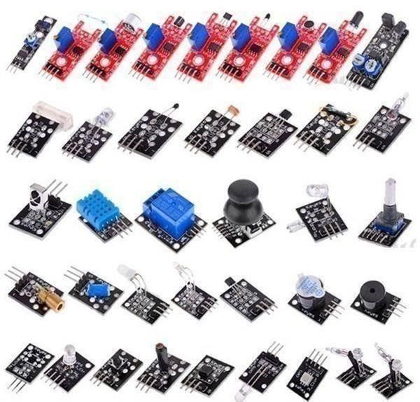 Arduino Componenti elettronici: Sensor Kit 37-teilig für Arduino oder Raspberry Pi – Nuovo e nell'imballaggio originale da Illnau venduto da diy-shop