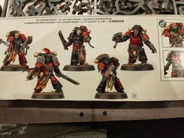 Warhammer 40k, Red Corsair Raiders, Chaos Space Marines
