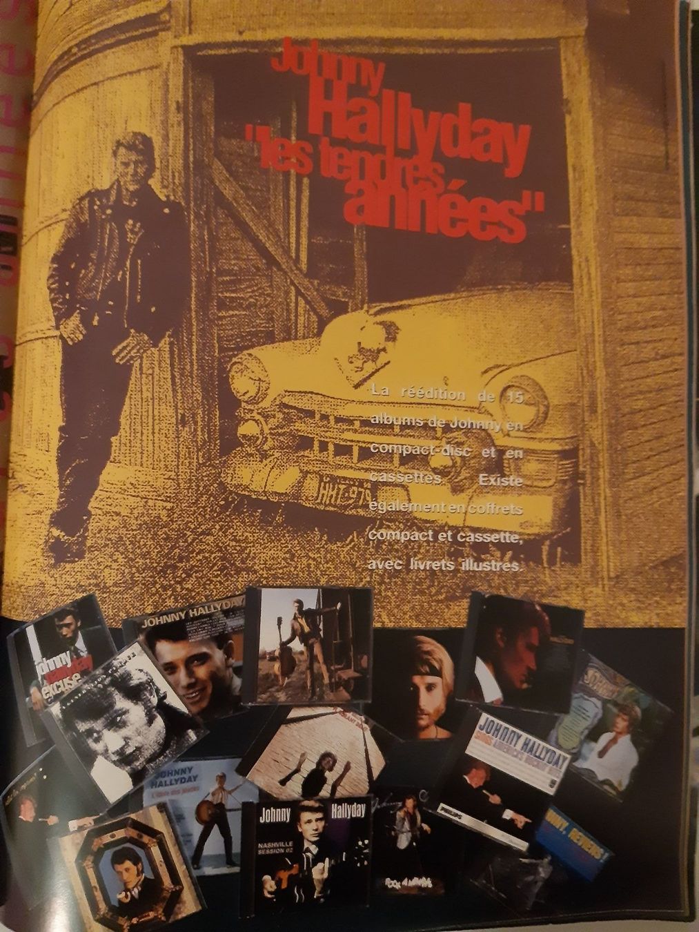 Riviste & Magazine: Johnny Hallyday - Programme Cadillac Tour 90/91 – Usato da Noréaz venduto da Hallyday 2