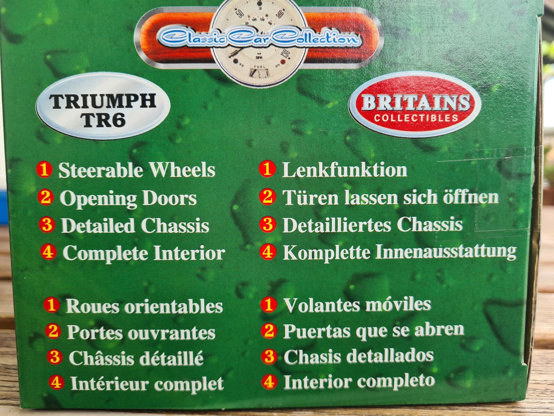 Triumph Modellautos: BRITAINS ERTL TRIUMPH TR6 – Gebraucht aus Basel von Solarbebop 8