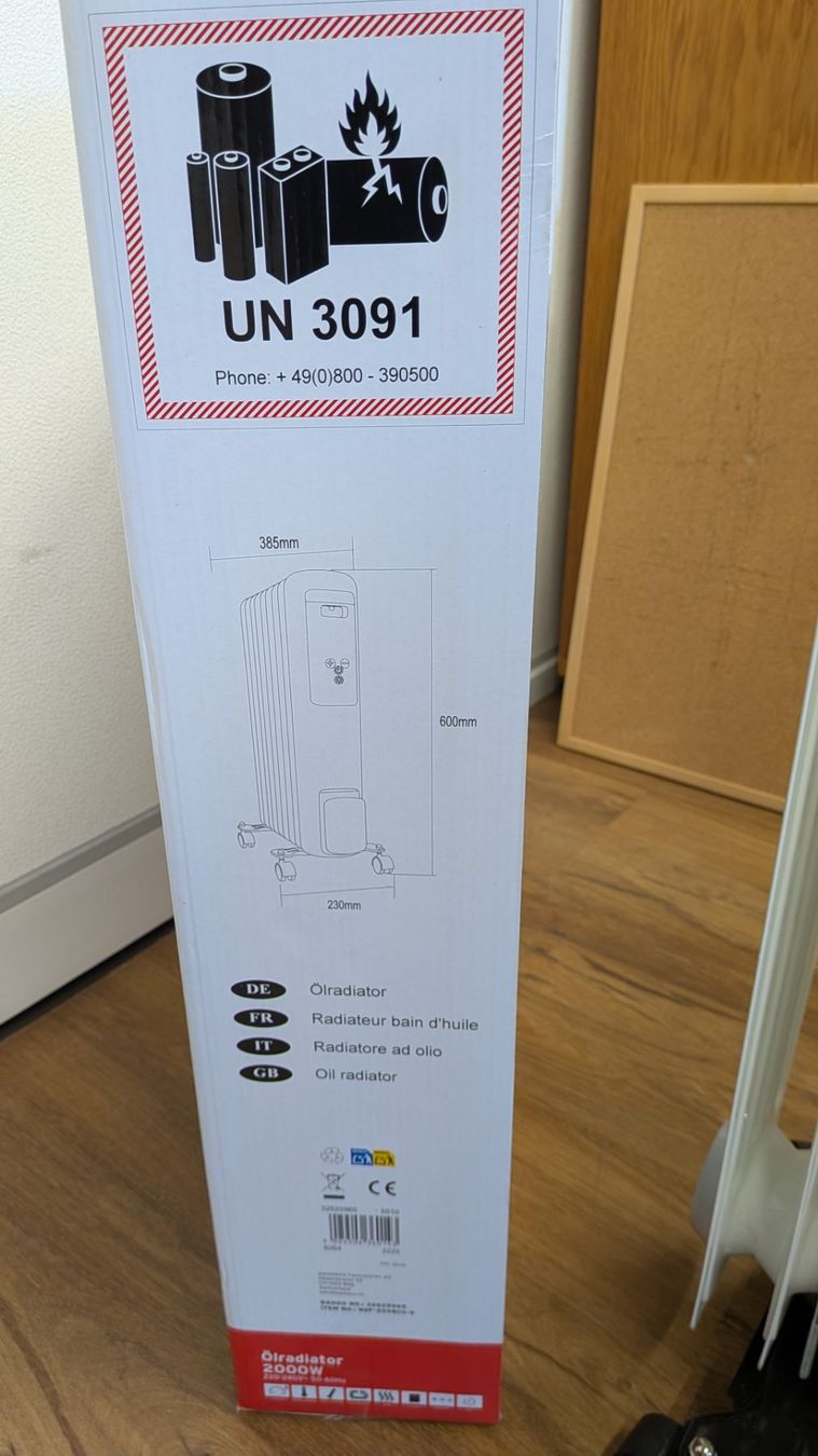 Radiatori: Voltomat Ölradiator 2000 W – Nuovo (secondo la descrizione) da Salez venduto da EMERCARO 3