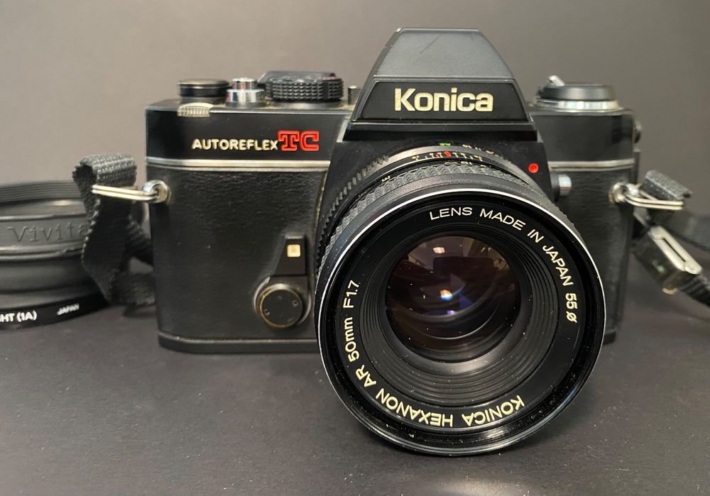 Konica Autoreflex TC + filtre Vivitar 55mm Skylight(1A) 2