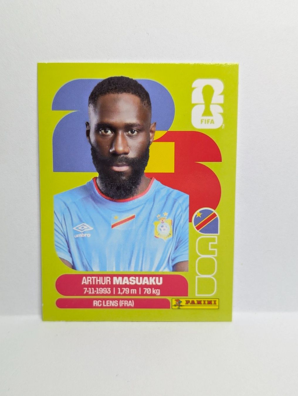 Panini Carte collezionabili: Panini WM 2026 - COD 5 - Arthur MASUAKU CONGO – Nuovo (secondo la descrizione) da Founex venduto da amel89