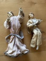 Deux anciennes figurines religieuses