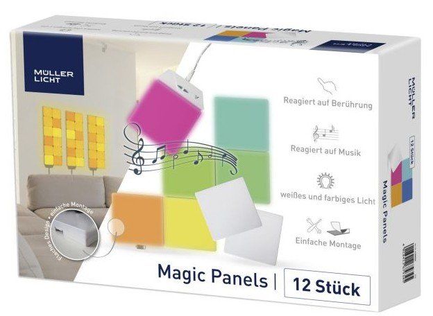 Müller Lampade: Müller Licht - LED Magic Panels, 12 er-Set – Nuovo e nell'imballaggio originale da Münchenbuchsee venduto da mausi1966