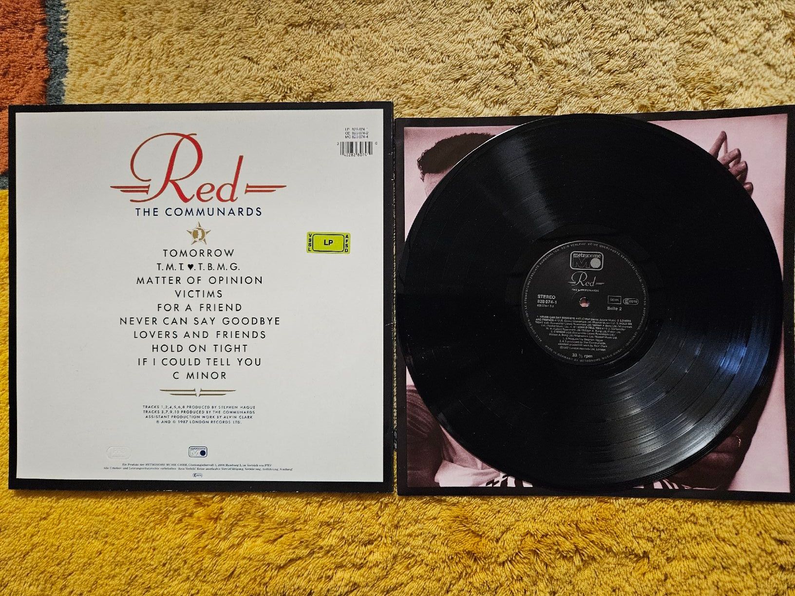 Schallplatten: The Communards Schallplatte Lp - Red – Neu (gemäss Beschreibung) aus Lyss von Alexine 1