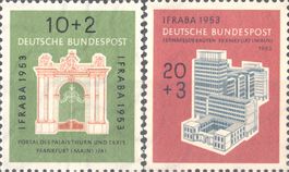 BRD 171-172 Internationale Briefmarkenausstellung IFRABA **