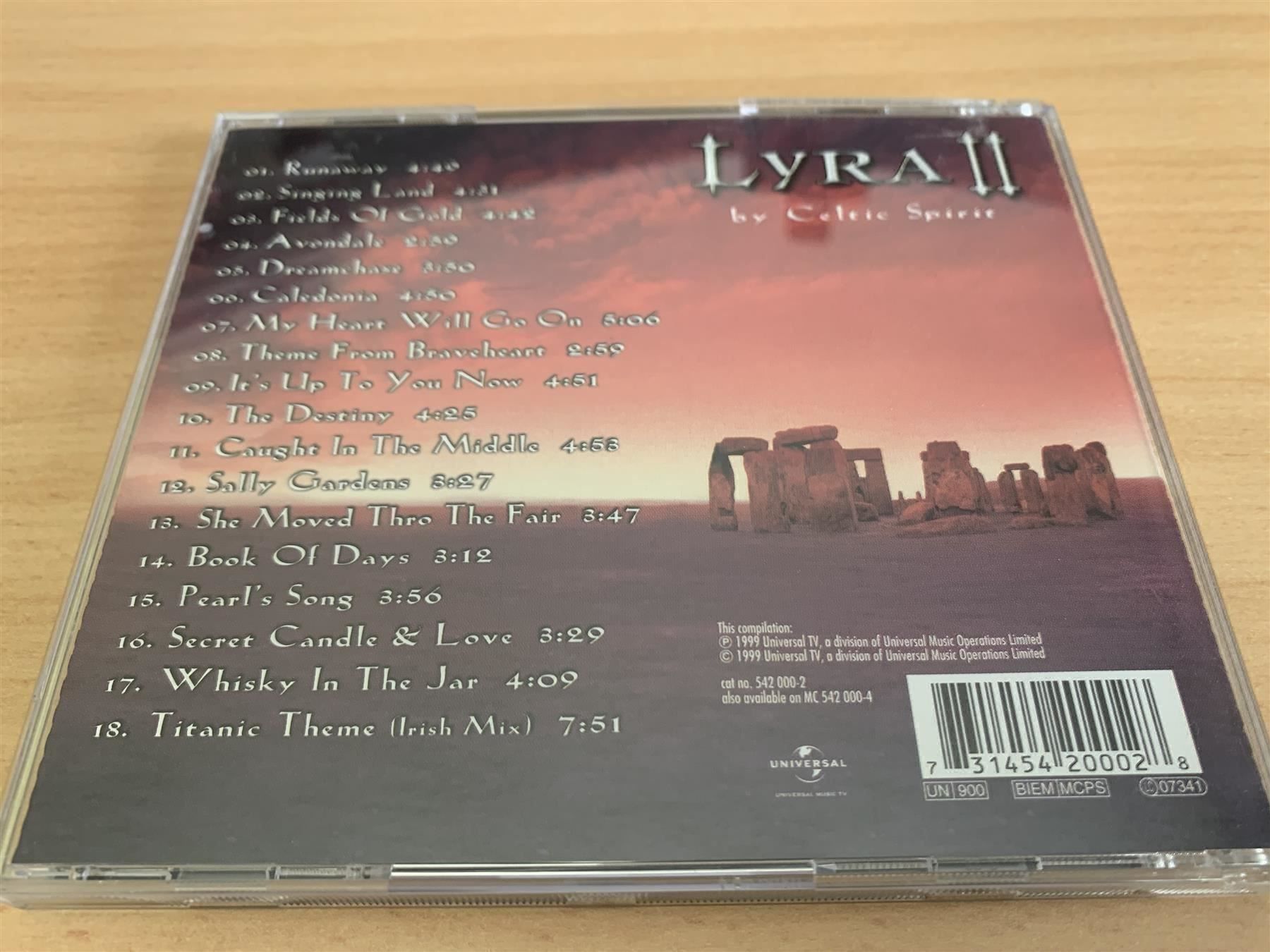 CD: Celtic Spirit – Lyra II – Usato da Rikon im Tösstal venduto da Alpenmutz 1