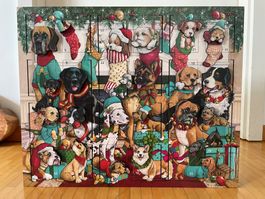 Boîte pour calendrier-cadeaux en bois