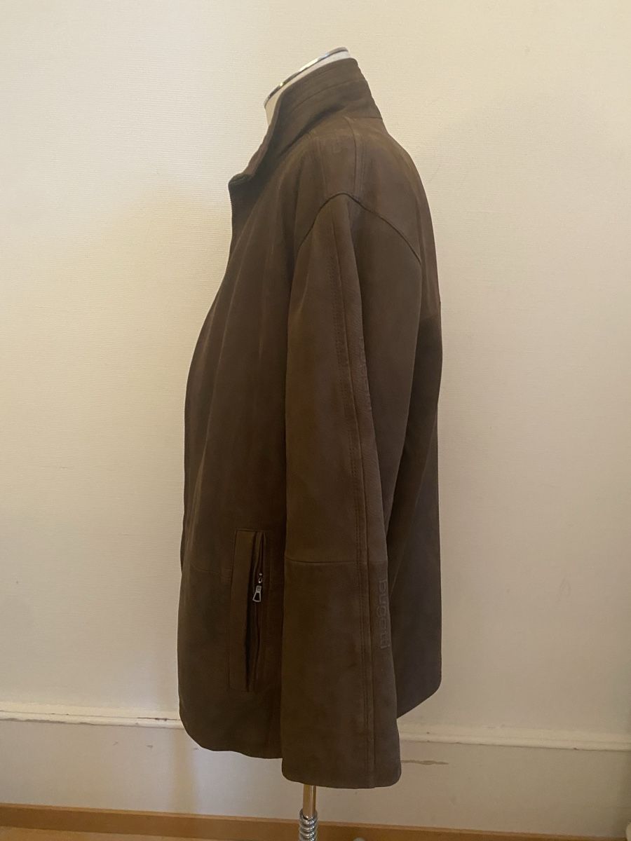 Bugatti Giacche: Edle Bugatti Lammnubuk Lederjacke, Grösse 52 – Usato da Bern venduto da paultschur11 1