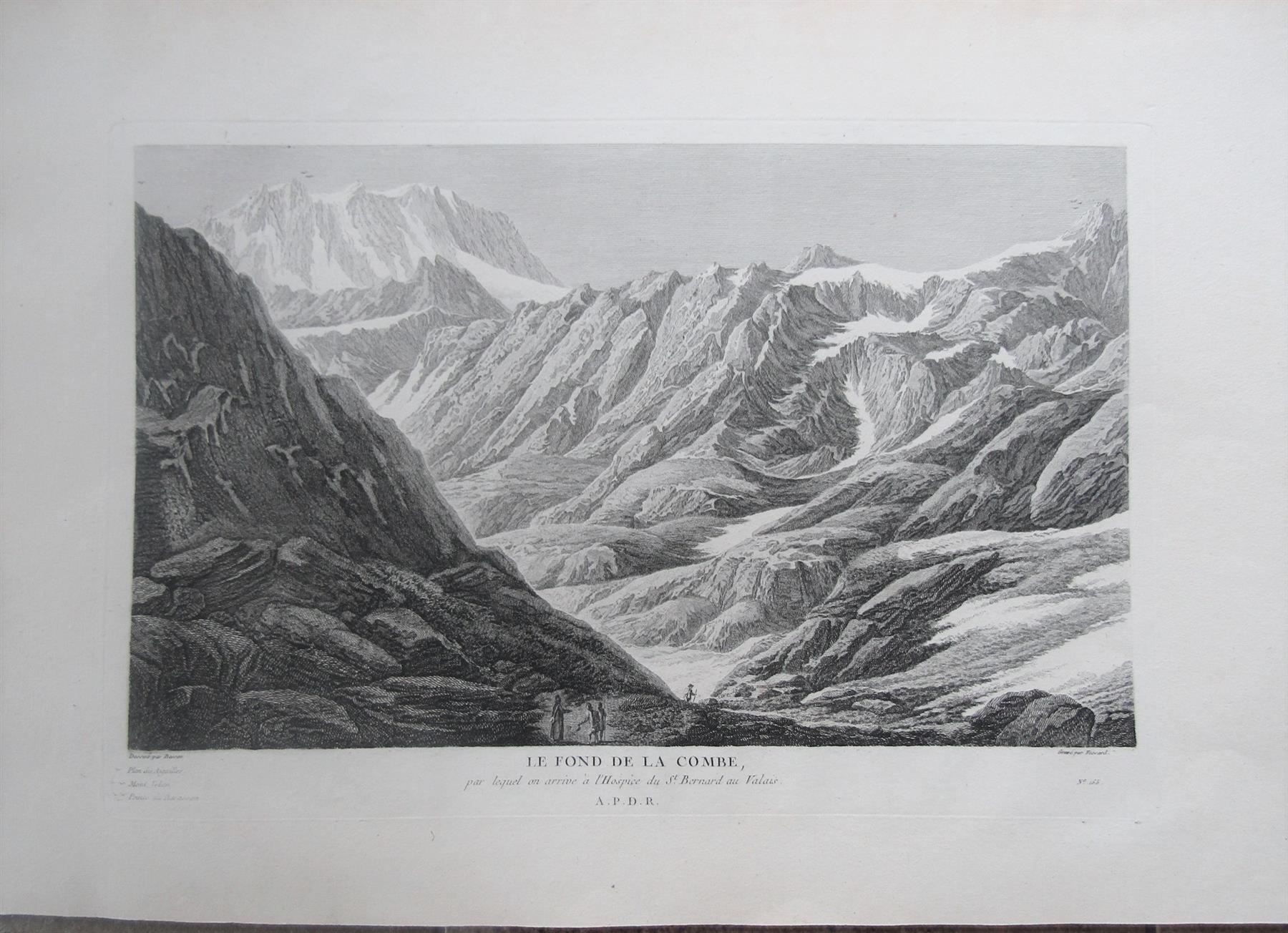 Incisioni: St. Bernhard Originalkupferstich von Besson 1780 – Usato da Rafz venduto da Helvet32