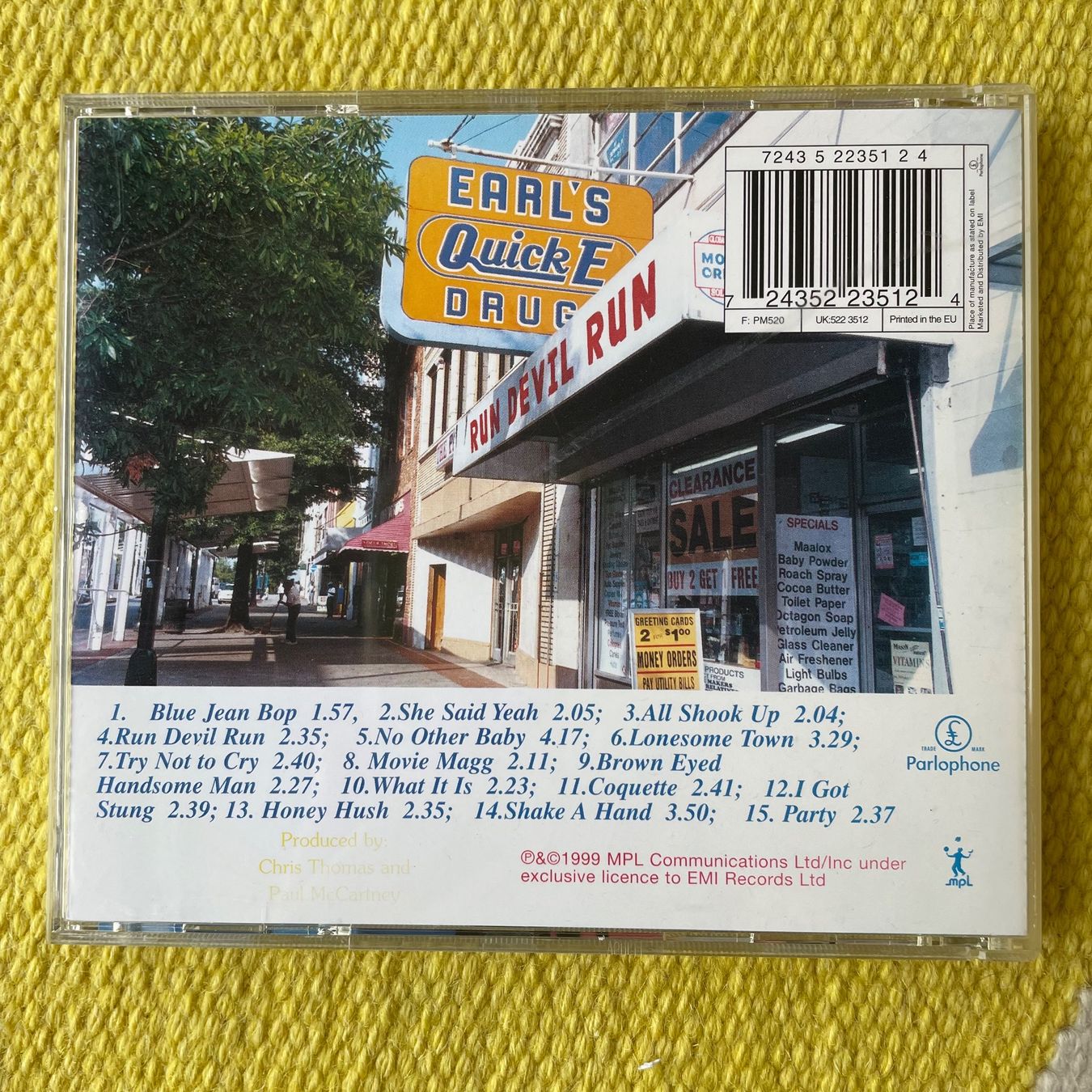 CDs: PAUL MCCARTNEY-BEST OF/RUN DEVIL RUN – Gebraucht aus Rorschacherberg von CD-Roli 1