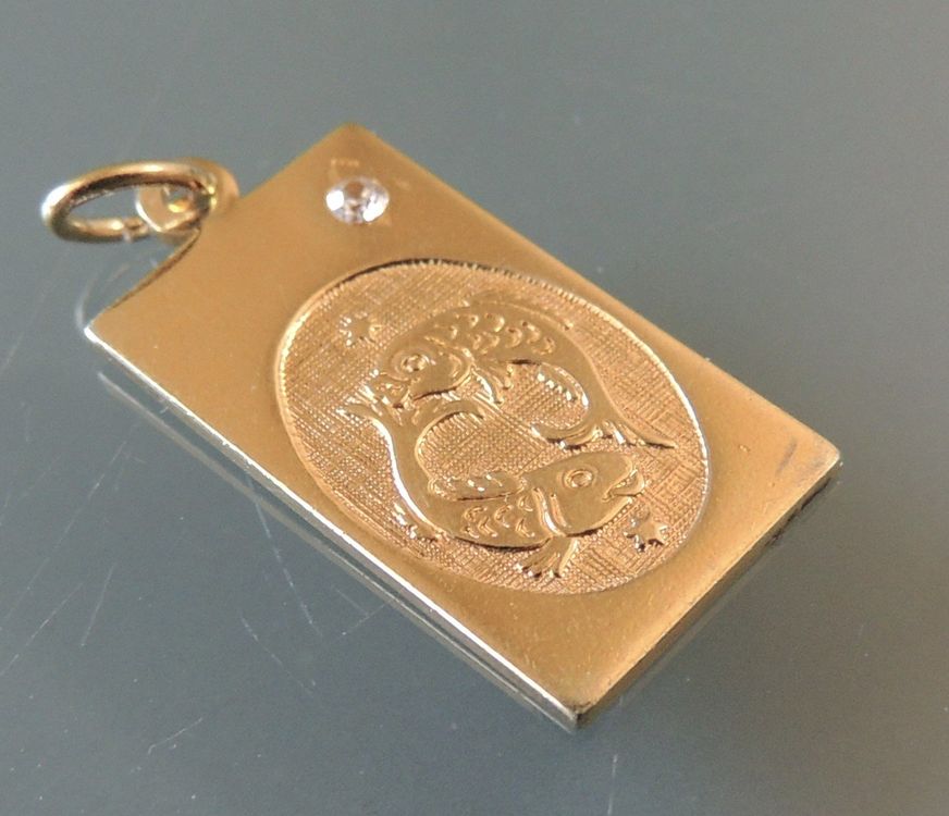 Sternzeichen Halskette Widder Aus 925 Sterlingsilber – 16 Mm Anhänger Mit Kette, Made In Germany