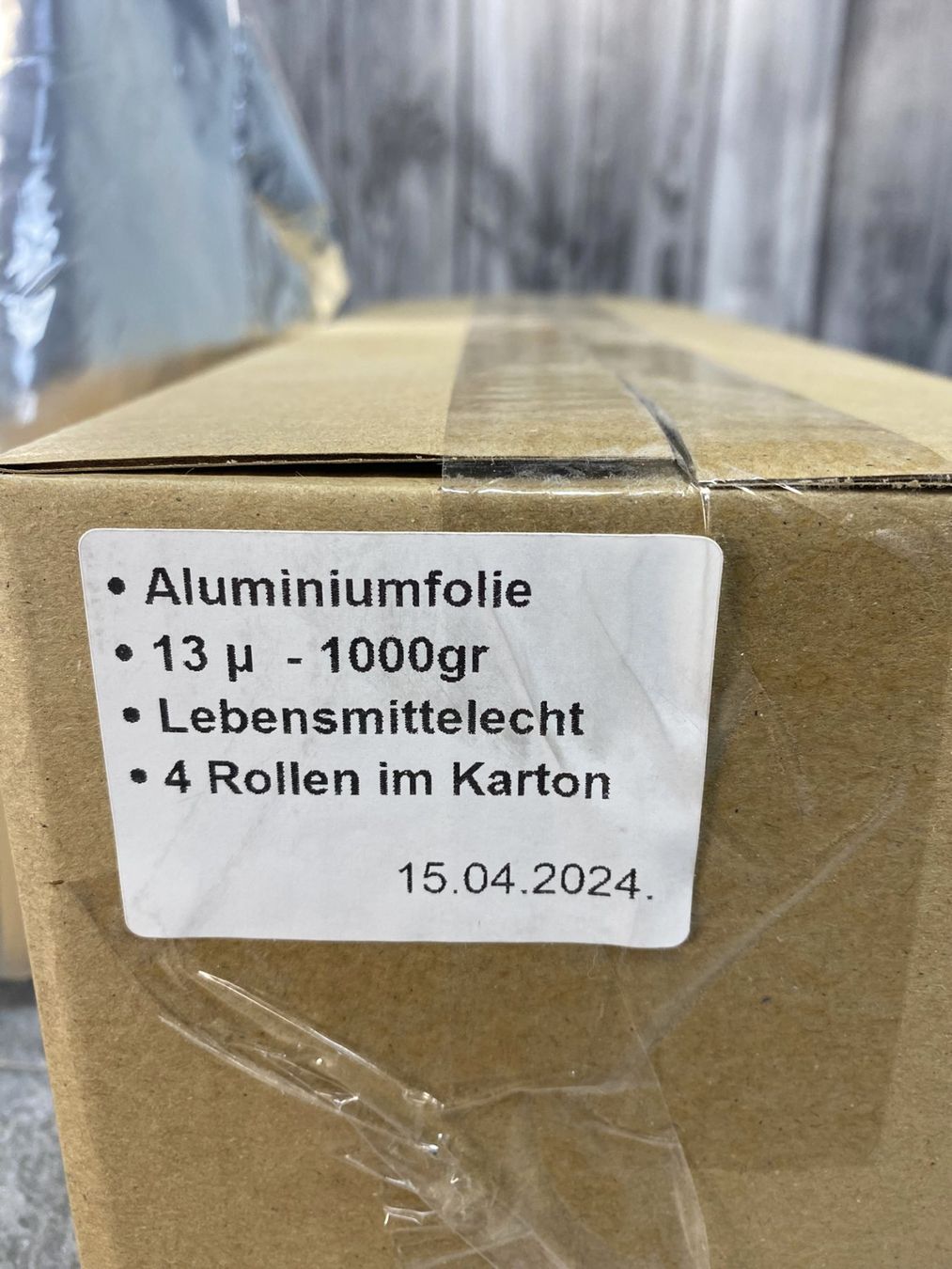 Cucine complete: 4x Aluminium rolle Lebensmittelecht pro Karton – Nuovo e nell'imballaggio originale da Niederönz venduto da cornholio88 1