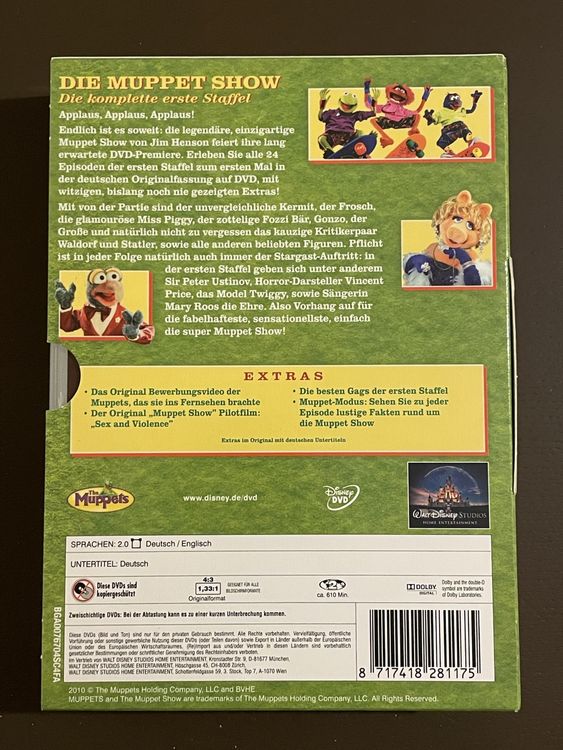 Muppet Show - Staffel 1 - Special Edition - DVD Box Set (Gebraucht) in ...