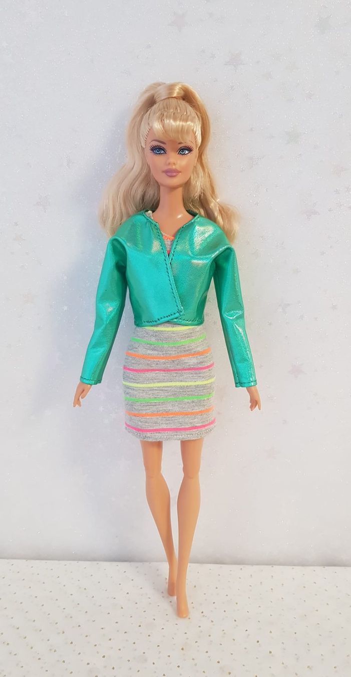 Bambole: Barbie Kleid mit Jacke – Nuovo (secondo la descrizione) da Lachen SZ venduto da Sakura4hime 2