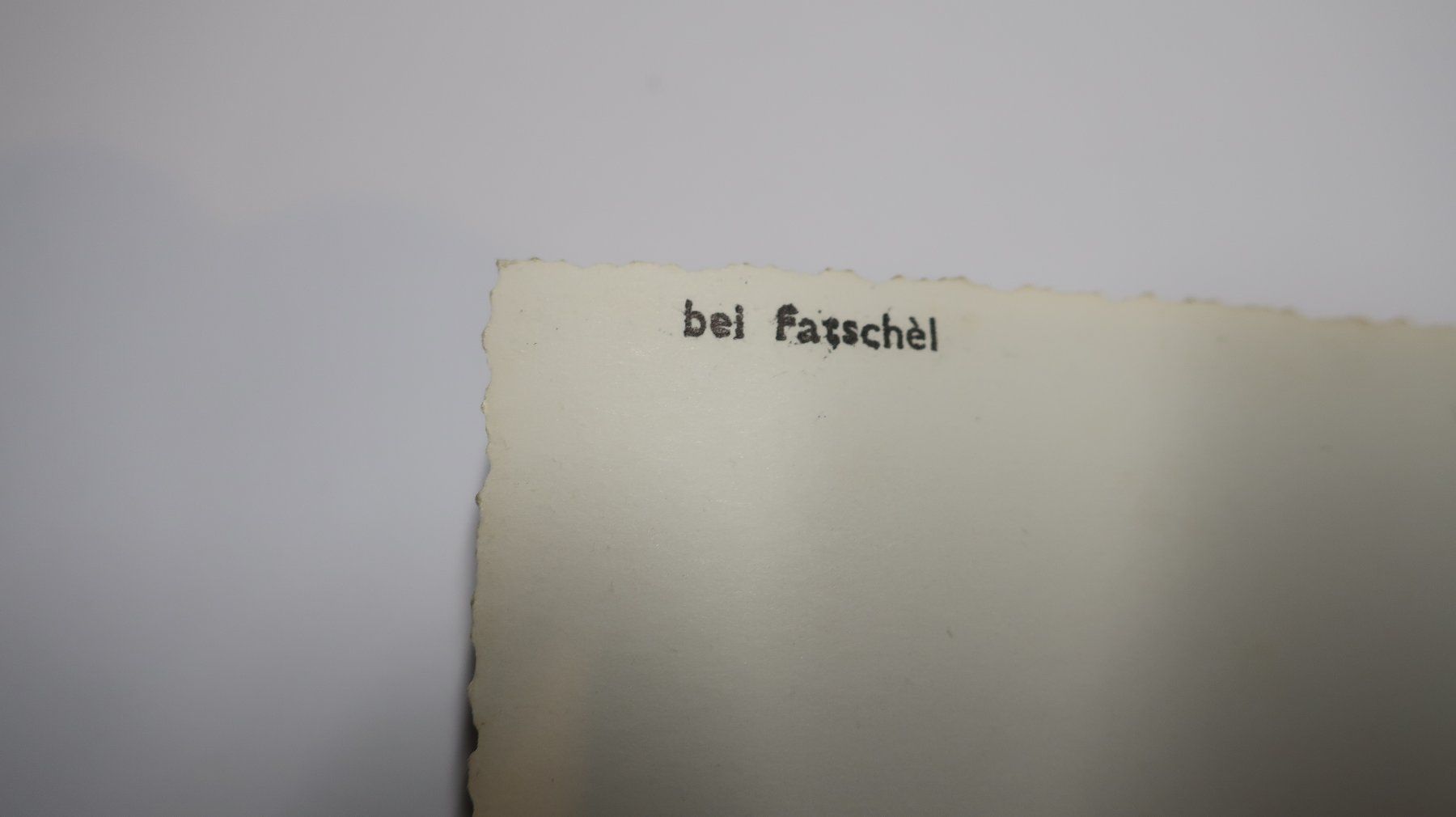 Cartes postales: Bei Fatschèl – D'occasion à Cormoret par Pascalll2001 4