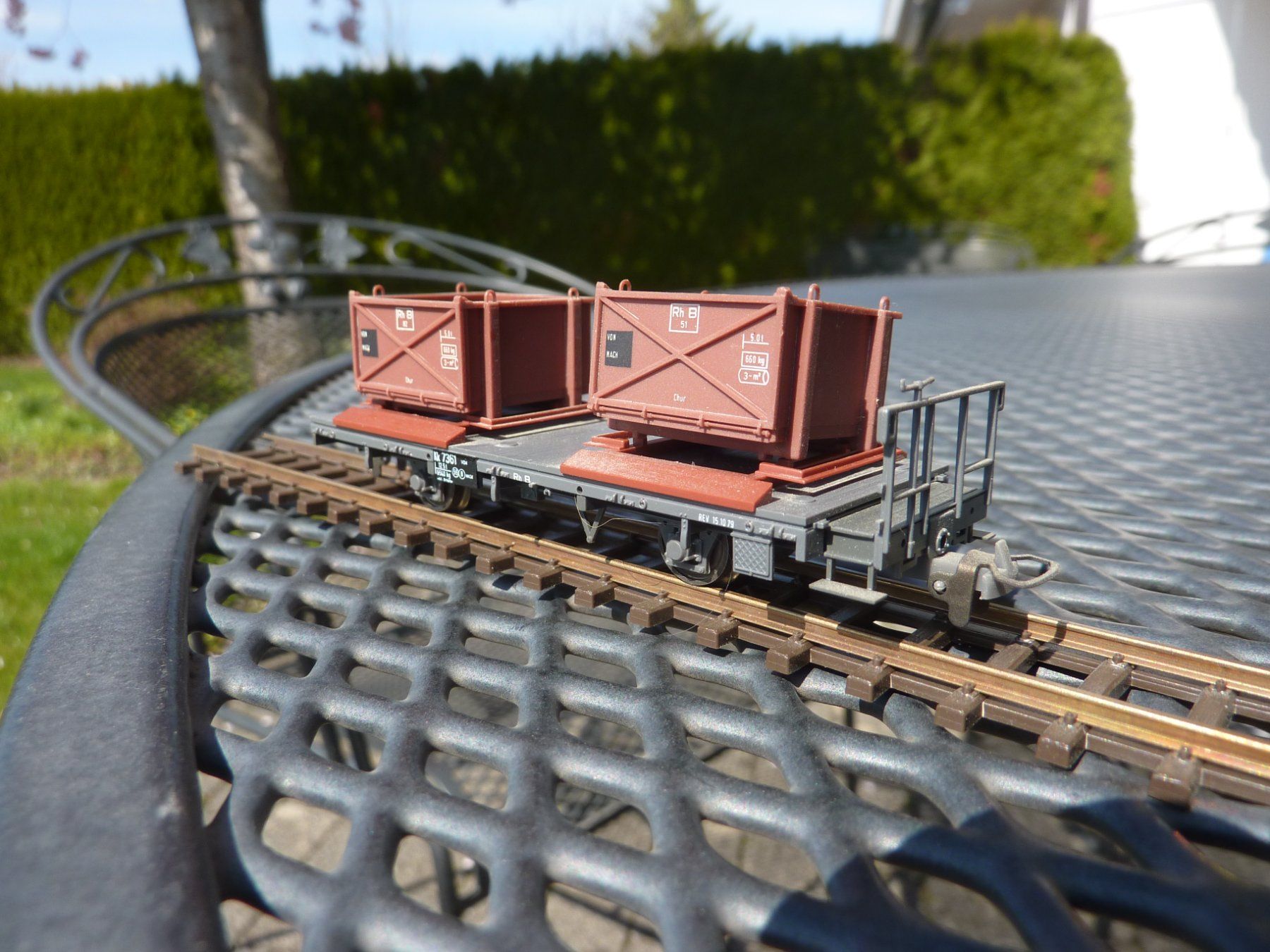 Bemo Modellini di ferrovie: BEMO Kieswagen HOm – Usato da Gelfingen venduto da btrottmann