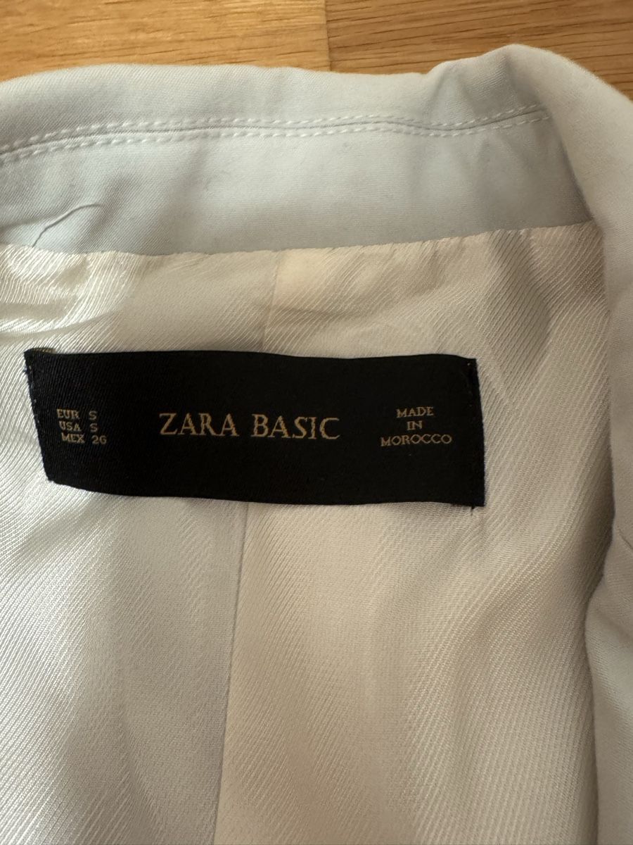 Zara Completi & Tailleur: Zara Basic Sommerblazer Hellblau, Gr. S - Neuwertig! – Nuovo (secondo la descrizione) da Jona venduto da Good_luck_ 4