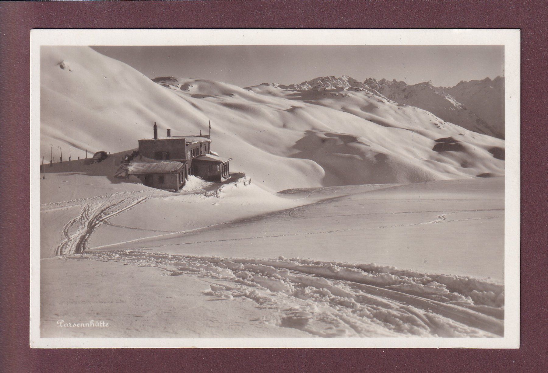 Cartoline postali: Davos - PARSENNHÜTTE – Usato da Pully venduto da nicecards