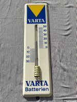 Varta Thermometer original Emailschild