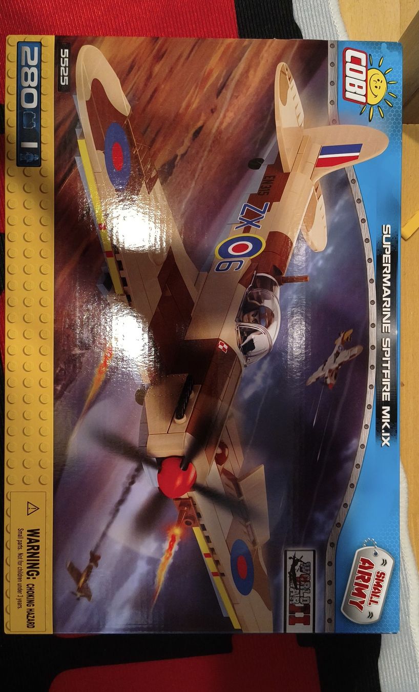 Cobi Kit di costruzioni: COBI Supermarine Spitfire Mk.IX Bausatz 280 Teile 5525 – Nuovo e nell'imballaggio originale da Wila venduto da DominikHCD