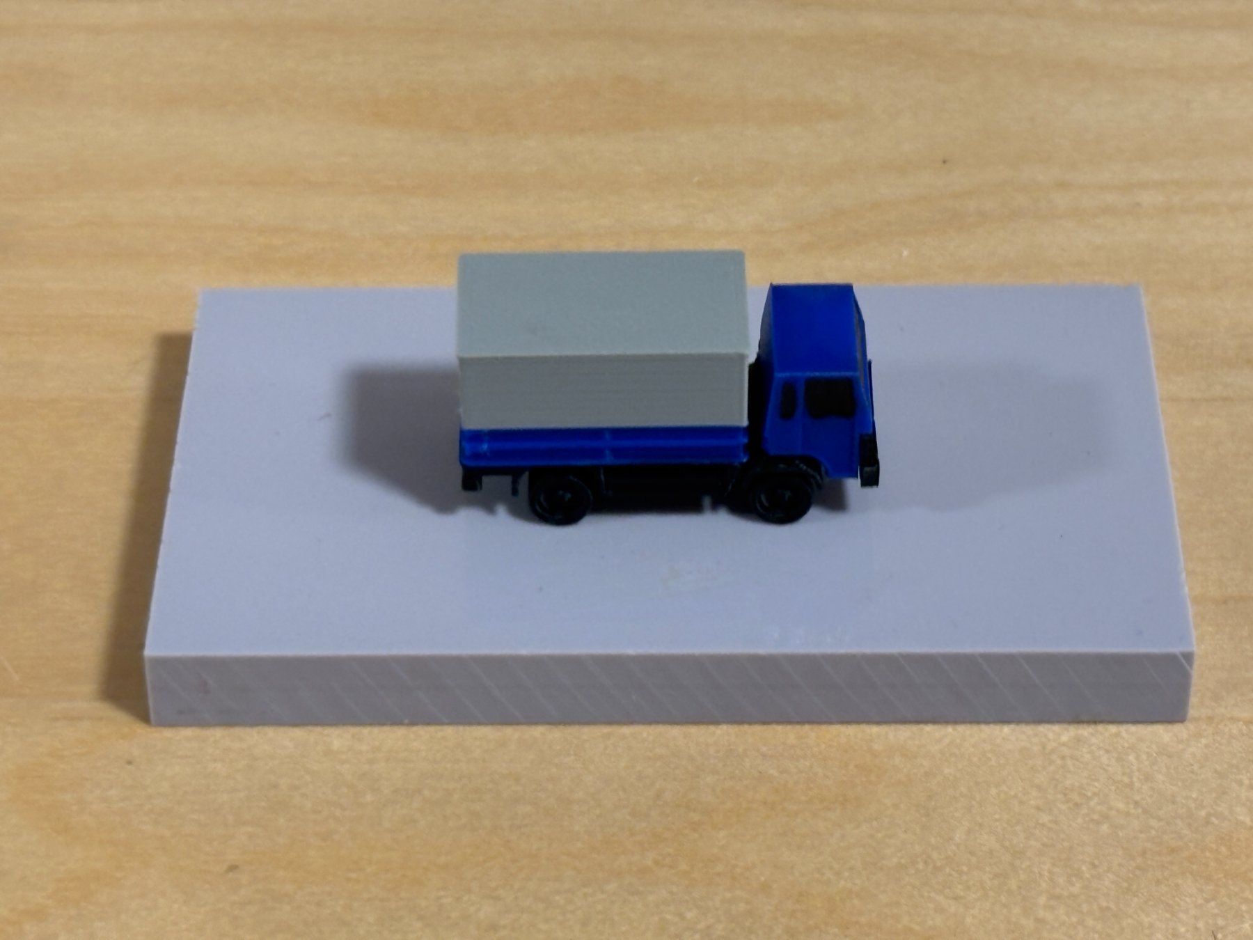 Magirus Modellini di ferrovie: Kleinlaster blau mit Plane - 1:160 3D-Druck – Nuovo (secondo la descrizione) da Bülach venduto da h0slotch 1