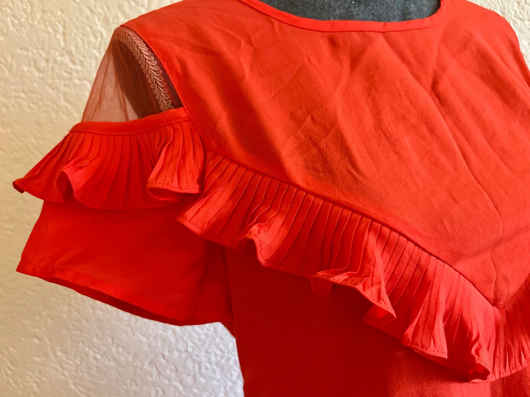 Kleider: Damen Somerkleid Kurzarm Orange Gr M – Gebraucht aus Frenkendorf von Style365 3