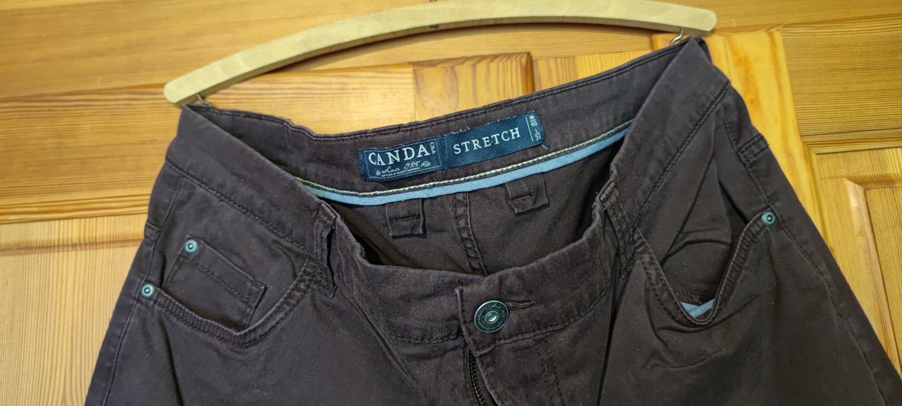 C&A Pantaloni: Herren Bermuda w 40 bräunlich – Usato da Schweizersholz venduto da fuchs06 1