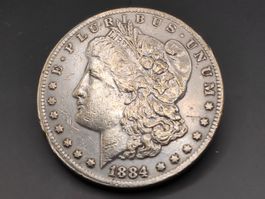 1884-s Morgan Silber Dollar